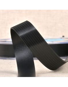 Zelfklevende plastic klittenband - Zwart