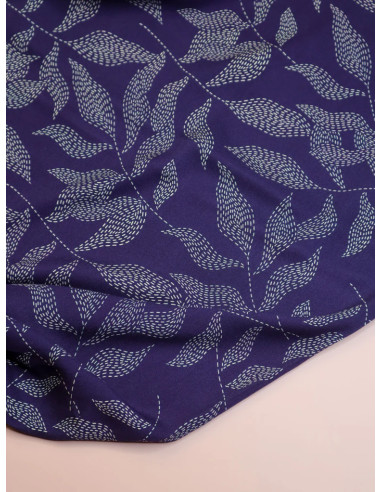 Lulu viscose twill stof - Indigo
