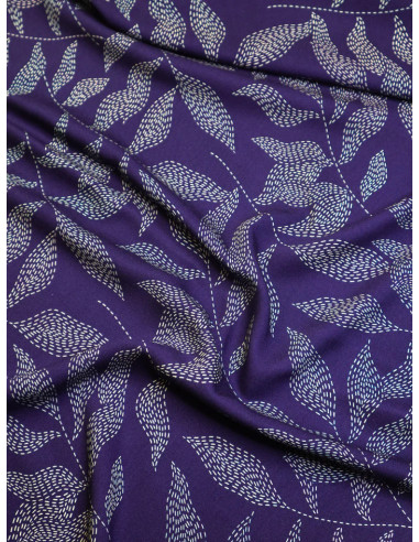 Lulu viscose twill stof - Indigo