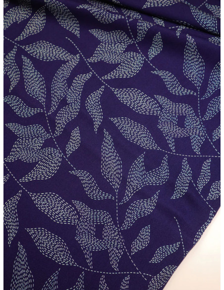 Lulu viscose twill stof - Indigo