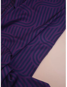 Ziggy viscose twill stof - Violet 2