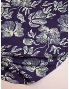 Viscose keperstof Loa - Indigo 2