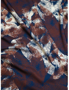 Viscose twill stof Bree - Roestkleurig 2
