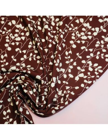 Viscose twill stof Goya - Roestkleurig