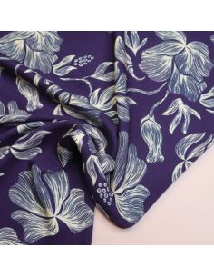 Viscose keperstof Loa - Indigo