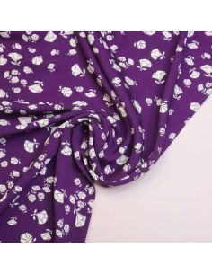 Viscose twill stof Puff - Violet