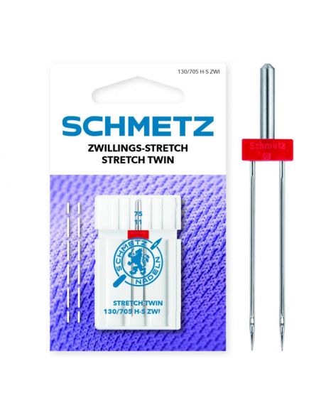 Schmetz dubbele naalden speciaal stretch
