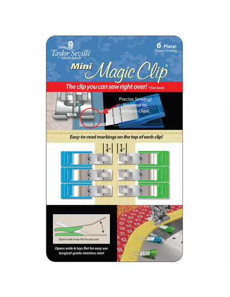 Magische stoffen clips per 6