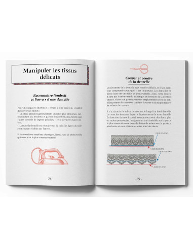 Boek kleine handleiding voor het naaien van lingerie