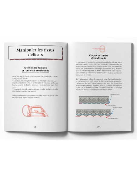 Boek kleine handleiding voor het naaien van lingerie