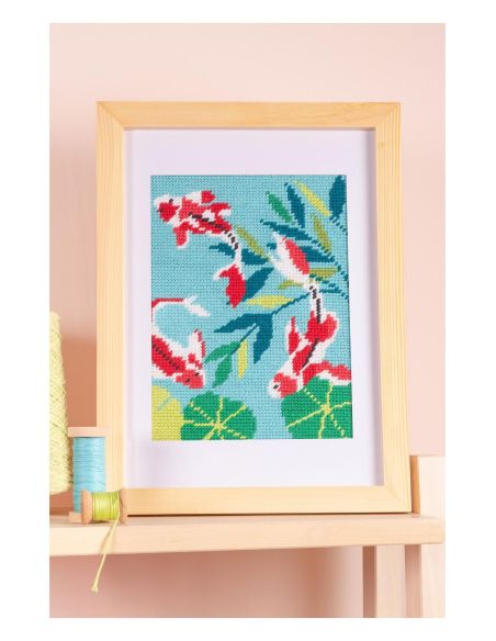 Pénélope canvas kit met karpermotief