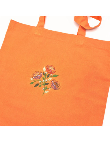 Hydro-oplosbare borduurmotiefstickers - Folkloristische bloemen