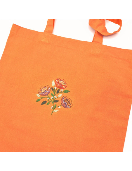 Hydro-oplosbare borduurmotiefstickers - Folkloristische bloemen