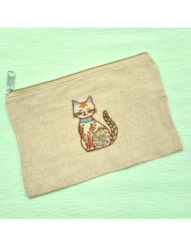 Wateroplosbare borduuroverdrachtsvellen - Folkloristische katten