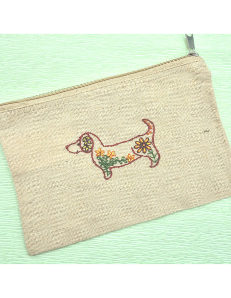 Wateroplosbare borduuroverdrachtsvellen - Folkloristische honden
