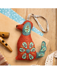 Mini kit feutrine - Chiens folklorique