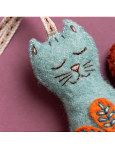 Mini kit feutrine - Chat folklorique 2