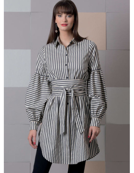 Top en ceintuur patroon - Vogue 9299
