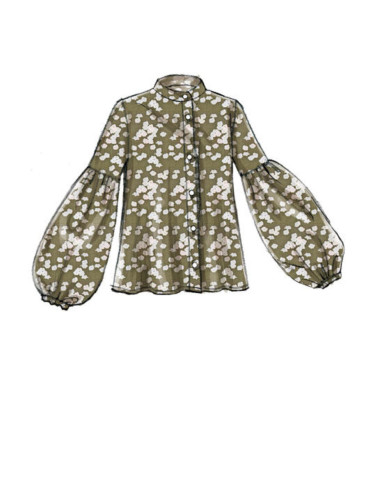 Top en ceintuur patroon - Vogue 9299