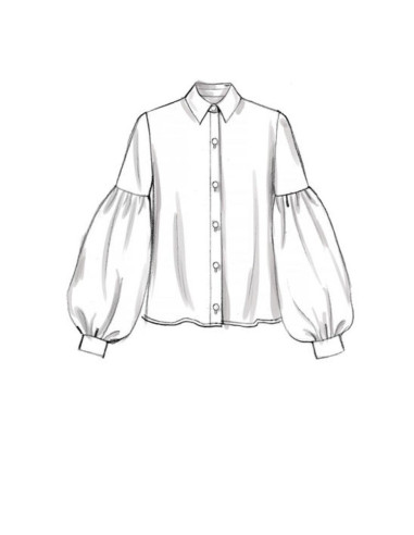 Top en ceintuur patroon - Vogue 9299