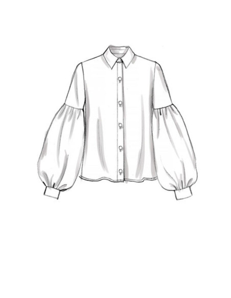 Top en ceintuur patroon - Vogue 9299
