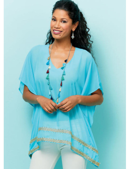 Bovenstuk, tuniek en kaftan patroon - Butterick 6559