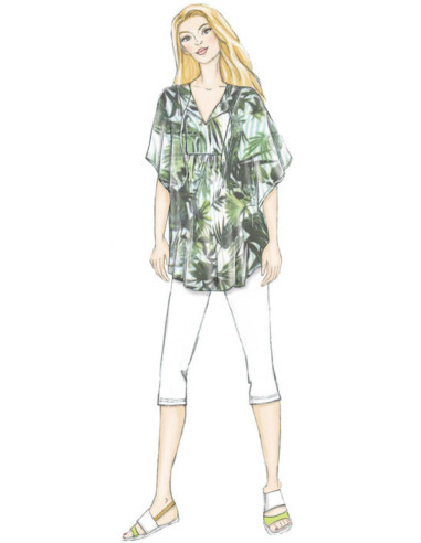 Bovenstuk, tuniek en kaftan patroon - Butterick 6559