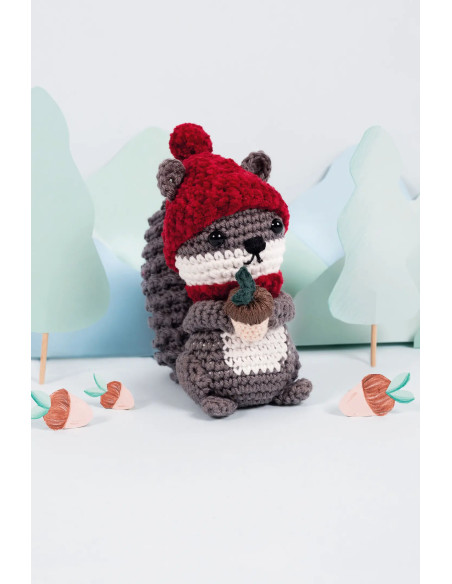 Amigurumi-kit - Gulzige eekhoorn