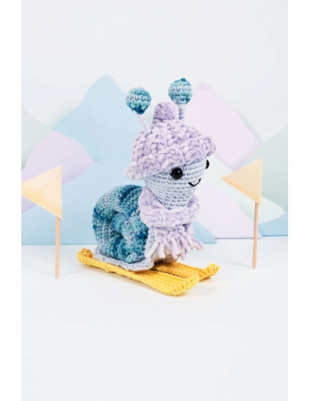 Amigurumi-kit - Skiër slak