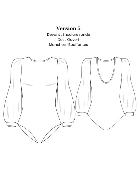 Body patroon - Sora - Lise Tailor