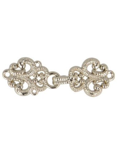 Chique Brandenburg-afwerking - Zilver