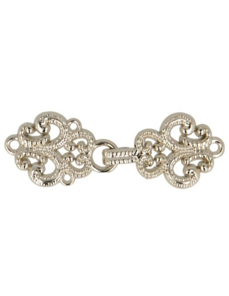 Chique Brandenburg-afwerking - Zilver
