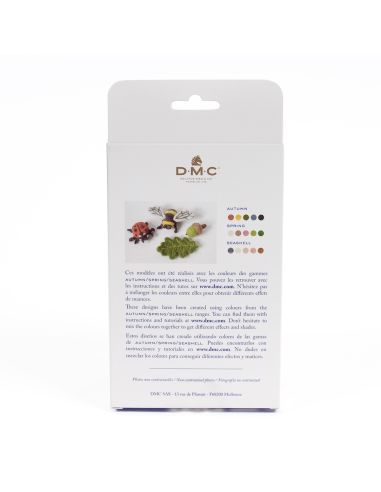 Set van 5 gekaarde wol voor vilten DMC - Herfst