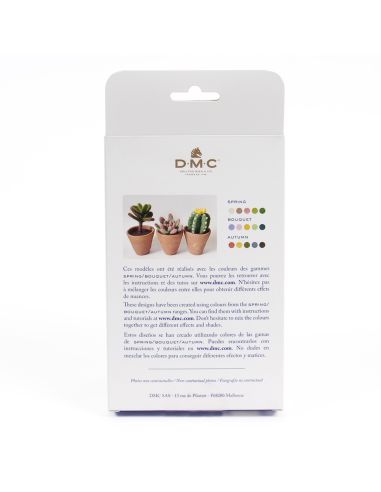 Set van 5 gekaarde wol voor vilten DMC - Lente