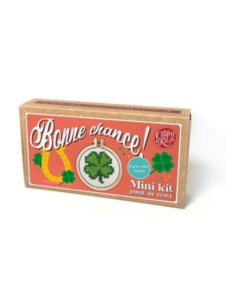 Mini borduurpakket kruissteek - Veel succes!