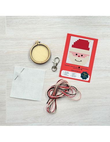 Mini borduurpakket kruissteek - Ho Ho Ho!