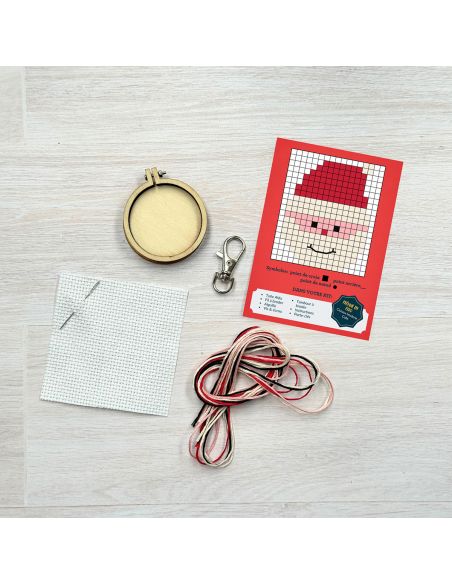 Mini borduurpakket kruissteek - Ho Ho Ho!