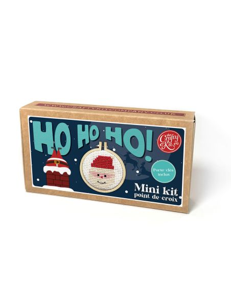 Mini borduurpakket kruissteek - Ho Ho Ho!