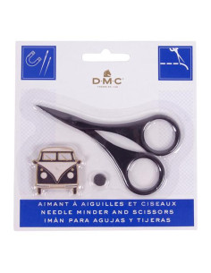 DMC reisset met schaar en naaldenmagneet - Zwart