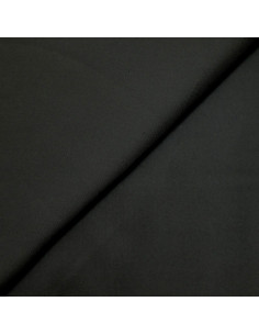 Zware viscose twill stof - Zwart