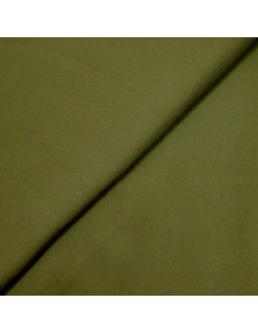 Zware viscose keperstof - Olijfkleurig