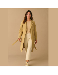 Zware viscose keperstof - Beige 2