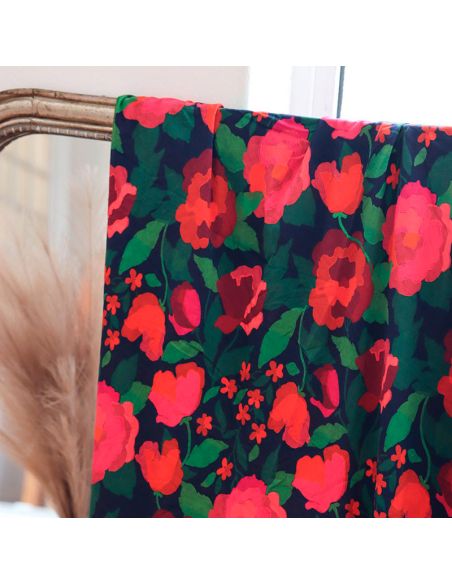 Viscose stof La Roseraie - Lise Tailor