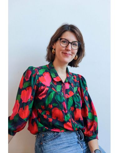 Viscose stof La Roseraie - Lise Tailor