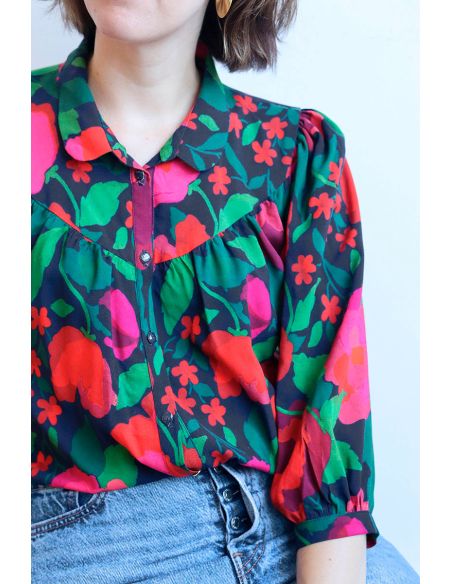 Viscose stof La Roseraie - Lise Tailor