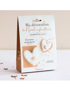 Mijn kerstversiering van vilt: Magisch duo ex-voto's