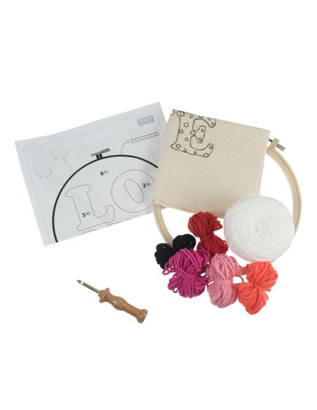 Punch needle kit - Liefde