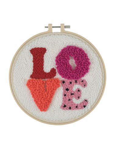 Punch needle kit - Liefde