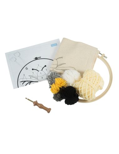 Punch needle kit - Bij