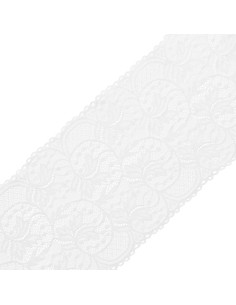 Elastisch kant grote breedte 16,7 cm - Wit